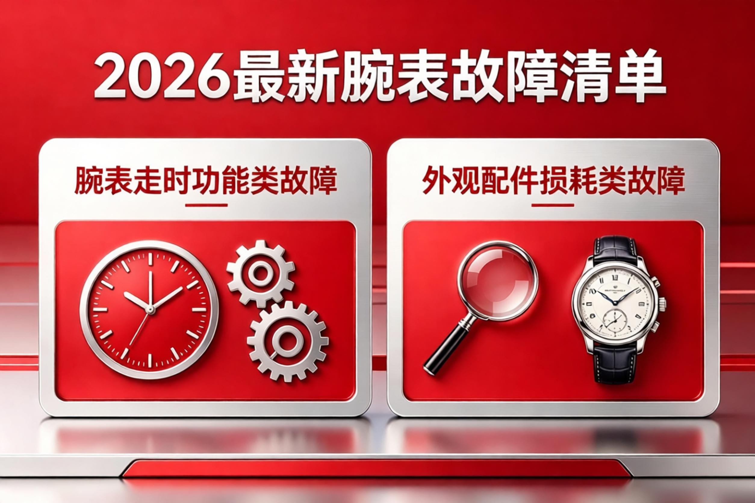 2026最新腕表故障清单，常见手表问题亨得利官方名表服务中心一次性梳理清楚
